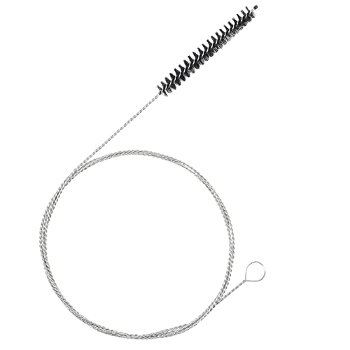 72 Inches Drain Brush, Flexible Nylon Brush for Cleaning Sunroof Drain, Refrigerator Drain, Aquarium Filter, Siphon Hose (Black) - color: Black