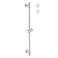KES No Drill 30-Inch Shower Slide Bar with Adjustable Handheld Shower Head Holder, Self Adhesive, Universal Fit, SUS304 Brushed Stainless Steel Drill-Free for Bathroom, F209S78DF-BS - color: Brushed Finish, style: 30.7-Inch+Self-adhesive Mounted