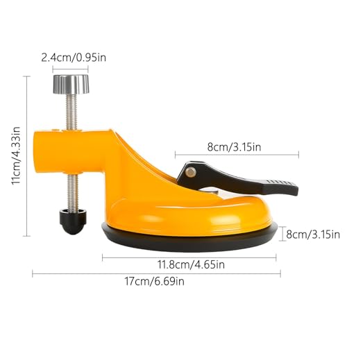 Floor Gap Tightener,Vacuum Panel Leveling Tool,118Mm Adjustable Height Countertop Seam Leveling Tool,Construction and Home Accessory Designed for Glass,Stone,Laminate,Carpentry (1)