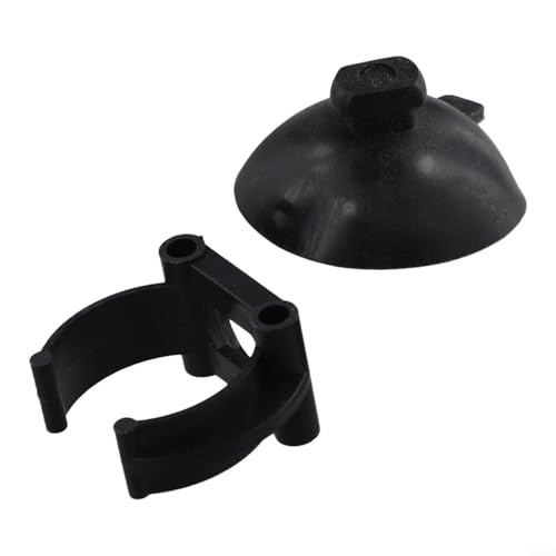 4/8 Pcs Aquarium Heater Suction Cups Clips 35mm Replacement Fish Tank Thermostat Holders Heaters for Bars Black Resin Clamps Fit 2.5cm Tubes(4pcs) - size: 4pcs