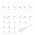Pawfly Aquarium Suction Cups, Small Suction Cups, Fish Tank Suction Cup Clips with Adjustable Zip Ties Set, 3/16" Fish Hose Holder for Airline Tubing, Decoration & Shrimp Nest, 80 Pack - size: 80 Pack