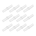 Aquarium Air Valve Connector, Aquarium Air Pump Accessories Straight Connector Plastic Inline Tubing, (12 Pcs), Intended for Fish Tank Oxygenation System - style: Straight Connector