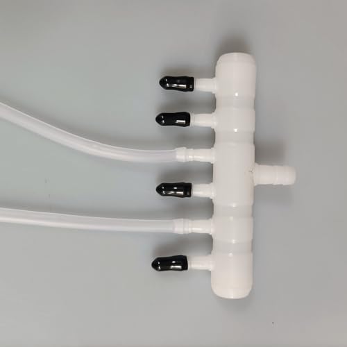 20 Pcs Aquarium Airline Splitter Manifold Outlet Cover Caps Rubber End Caps 3/16''Inside Diameter