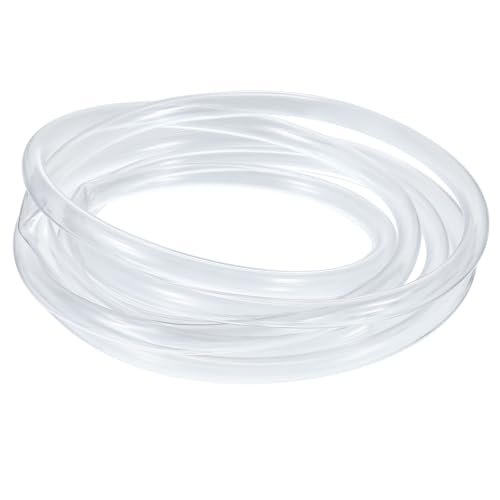 PATIKIL PVC Tubing 3/8" ID x 4/9" OD (10 mm x 12 mm) 5 Ft / 1.5 Meter, Flexible Clear Vinyl Tubing Water Hose Tube for Reverse Osmosis Systems Water Filters, Clear - size: 3/8" x 4/9" x 5 Ft