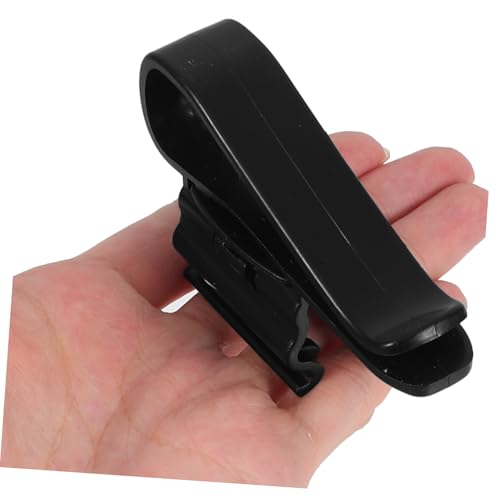 Toyvian 6pcs Aquarium Seaweed Clip Plastic Hose Clamps Tube Clamp Aquarium Filtration Hose for Dosing Pump Tube Holder - color: Black