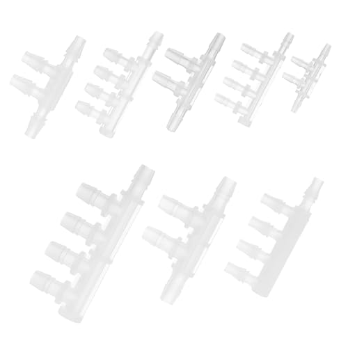 Alipis 40pcs Hose Connector Reducer Fitting for Fish Tank Flexible Water Supply Adapter Compact Design for Easy Installation High Pressure Resistance for Aquariums and Plumbing
