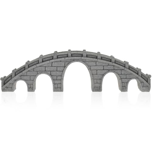 MERRYHAPY Miniature Stone Bridge Decor for Aquarium Realistic Simulation Bridge Ornament Bonsai Landscaping Model Underwater Landscape Decoration for Home and Office