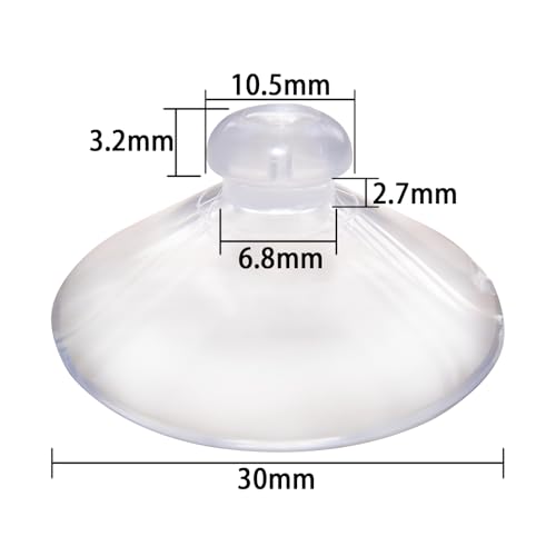 10 Pcs Radar Detectors Mount Suction Cups, Compatible with AutoBoxClub Mount Clear Cobra Escort and Beltronics Radar Detector Mount.