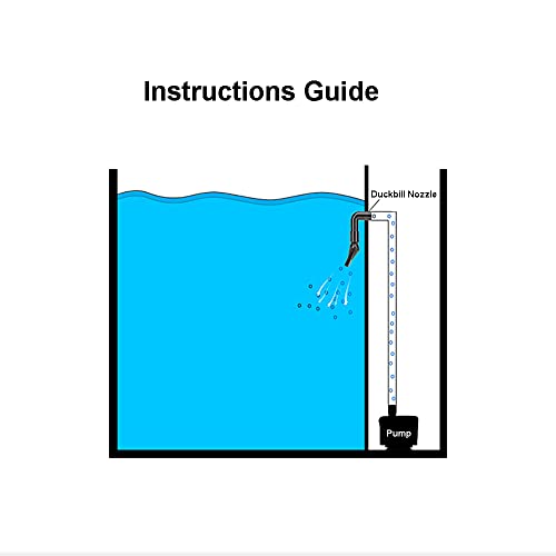 Aquarium Canister Filter Inlet Outlet, Fish Tank Filter Tube Aquarium External Canister Filter Water Inflow Outflow Tube for HW302B/303B - color: Pump Duckbill Nozzles