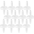 12 Packs Check Valve 1/4”(6MM) One-Way PVDF Plastic Hose Barb for Liquid Air - size: 1/4 Inch, style: 12 Pcs