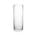 WGVI Quality Thick Clear Cylinder Glass Vases, 3" W x 8" H, Bud Vase Skinny Narrow Floral Bouquet Flower Container for Wedding Centerpieces Tabletop Home Accent Décor Brush Pen Holder, 1 Piece - size: 3"x8"H