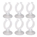 Abaodam 6 Pcs Window Candle Suction Cups Clamp Christmas Candle Suction Cups Holder - Aquarium Isolation Clip Air Hose Tube Holders Clamps for Fish Tank 32mm - size: Size 3