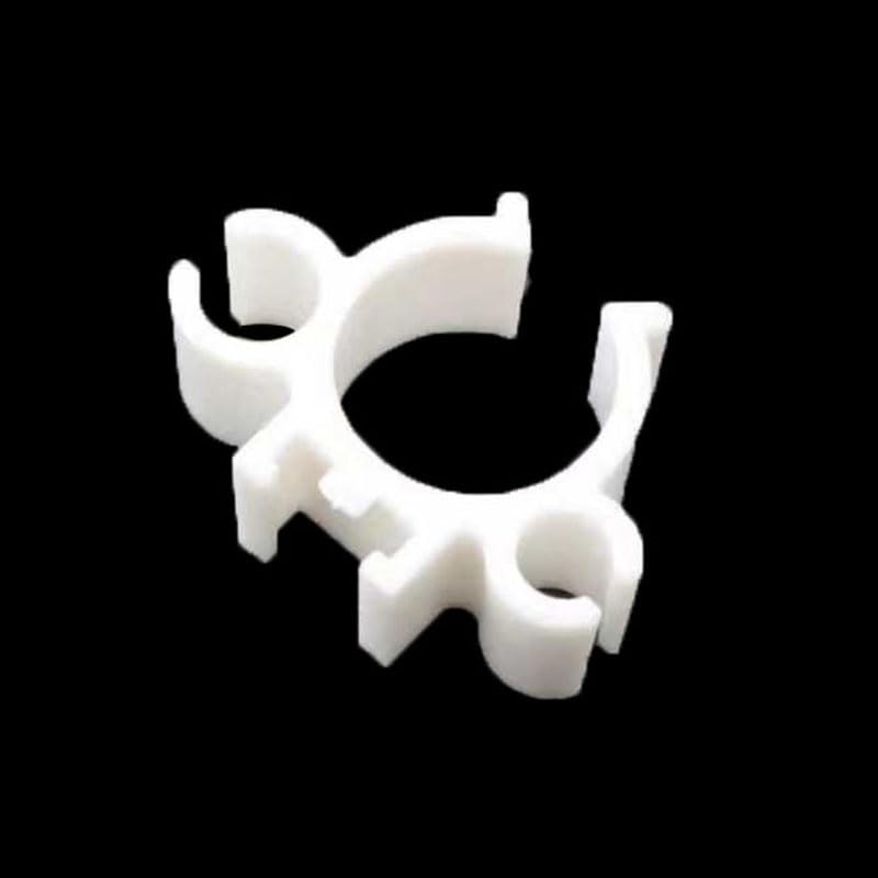 10PCS Double Ended Double Snap Aquarium Suction Cup Clips Medium Size White Turtle Tank Filter Oxygen Tube Power Cord Clips for Organising Hoses and Charging Cables