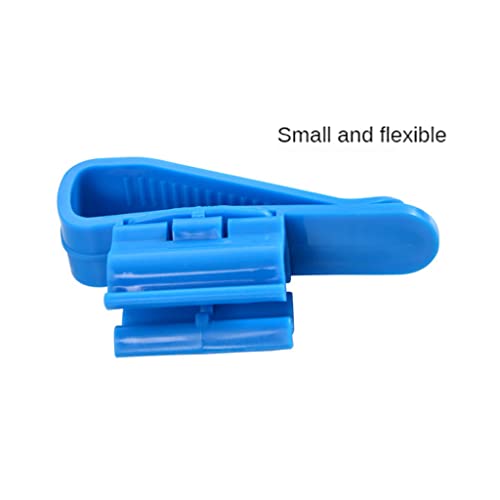 Water Pipe Holder Fish for Tank Adjustable Mounting Clips Aquarium Tube Clamp Hose Holders Clip for Tubi Aquarium Holder for Tubing - color: Blue