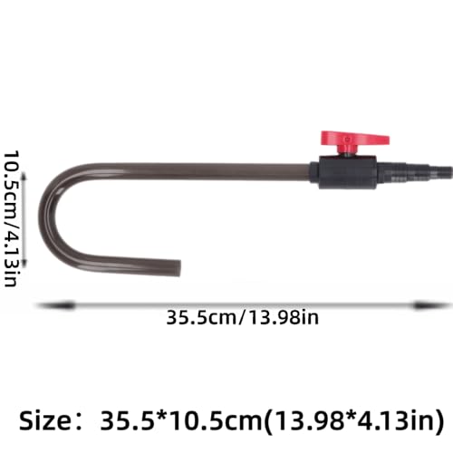 3/8 Hose Aquarium Water Filler Tube Flow Switch Refiller Pipe Hanging Wall Mounted Water Refiller Changing Aquarium Accessories