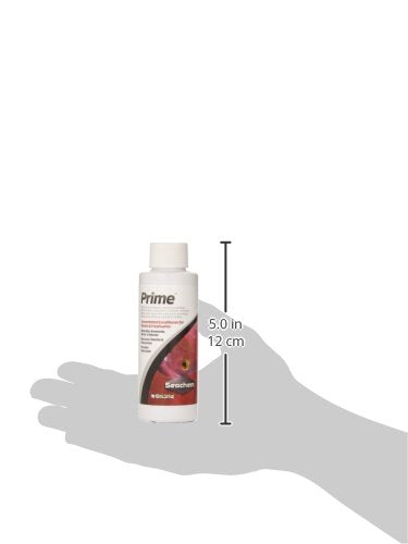 Seachem Prime Fresh and Saltwater Conditioner - Chemical Remover and Detoxifier 100 ml - size: 100 mL, style: Conditioner