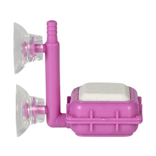 Aquarium Air Stone Disc, Tiny Fish Air Stone Ultra-High Dissolved Bubbler Airstone Bucket Diffuser Makes Super Tiny for Aquarium Fish and Small - color: Rose, size: square