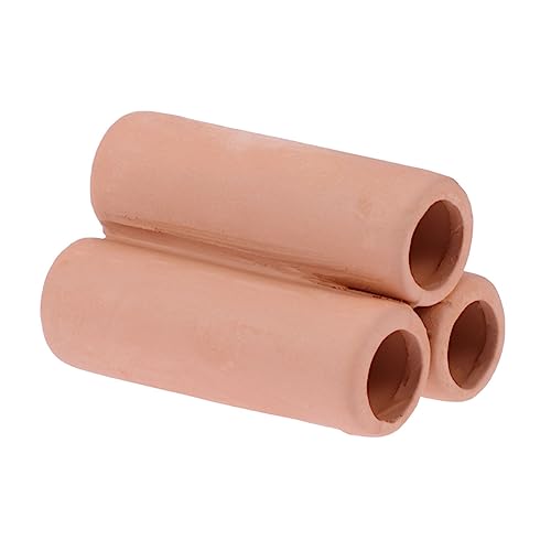 Happyyami Aquatic Plants Moss Tube Cultivating Container Ceramic Mineral Holder for Fish Tank Decoration and Aquatic Plant Growth