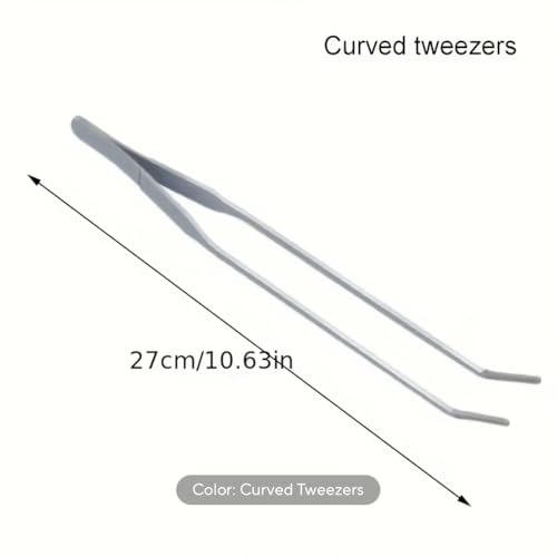 Aquascape Tools Kit-3 in 1, Long Stainless Steel Aquarium Tool Set, Water Grass Pruning Tool, Pottery Tools