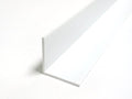 White Wall Corner Guard Protector Molding 2-Pack 15/16" x 15/16" x 1/16" x 8-ft Length Vinyl Plastic