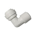 10-Piece 3/8" Male Thread to 5/16" Quick Connect Adapters - Elbow RO Water Filter Fittings for Reverse Osmosis System - style: elbow male 3/8 to 5/16 o.d.