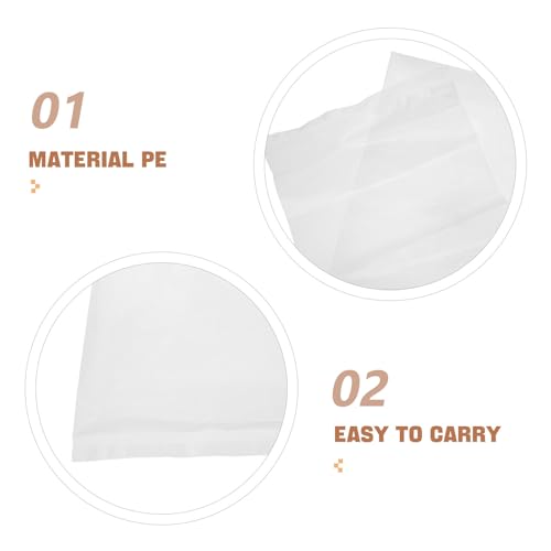 50PCS Fish Transport Bags: PE Plastic Leak-Proof Shipping Bags For Live Fish, 4.3 Mil Extra Thickness, 13.8"X6", Flat Seal, Transporting Shipping Containers