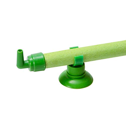 Quickun Aquarium Air Stone Bubble Wall Tube Oxygen Diffuser Bar Decor Accessory for Fish Tank 28 Inch Length,1PCS - color: Green, size: 28 inch
