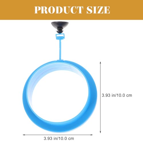 2pcs Reusable Plastic Fish Feeding Rings Aquarium Feeding Circles Floating Fish Feeder for Tank Tropical Food Retaining Ring Aquarium Accessory