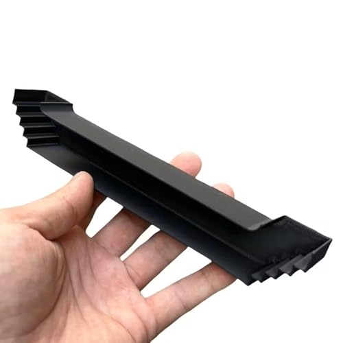 Aquarium Underground Tunnel Cave with Ladder Viewing Fish Shrimp Under Gravel Tunnel Fish Tank Decor Decoration Hideout (Black) - color: Black