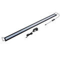 hygger 32W Full Spectrum Aquarium Light with Aluminum Alloy Shell Extendable Brackets, White Blue Red LEDs, External Controller, for Freshwater Fish Tank (46-52 inch) - size: 32W (46-52 inch)