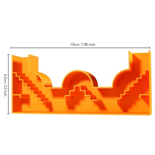 Orange Aquarium Underwater Fish Tunnel/Cave Fish Hide for Aquarium Hideout (Style 5) - color: Orange, style: Style 5