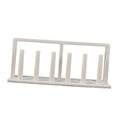 Ipetboom Plastic Test Tube Rack Holder for Water Quality Testing, Laboratory Tube Organizer with Portable White Plastic Stand, Suitable for Aquariums and School Labs
