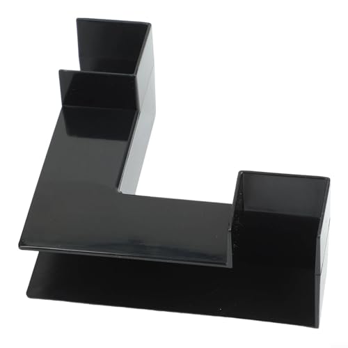 Aquarium Tube Viewing Tunnel: Plastic Fish Hiding and Betta Fish Tunnel, Corner Shelter for Shrimp Hideout, Small Fish Refuge Decor