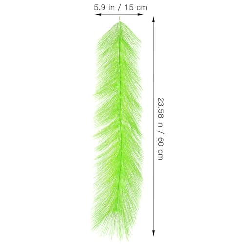 Ipetboom 2 Pcs Baby Fish Breeding Grass: Aquarium Hatching Brush Aquatic Decorative Fry Hideout - Fish Tank Simulation Water Plants for Livebearers and Egg Layers, 60 x 15cm/5.9 x 23.6 in