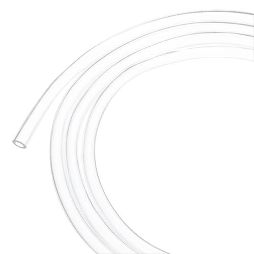 M METERXITY Clear Plastic Tubing, 0.16Inch(4mm) ID 0.28Inch(7mm) OD, 26ft(8m) Length PVC Tube Low Pressure Flexible Vinyl Tubing for Garden/Water Hose Airline Tube Aquarium - size: 0.16"×0.28"×26ft