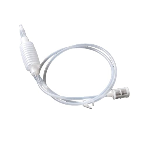 Food Grade Silicone Tube for Aquarium Water Changers 1.6 m Siphon Filter Aquarium Water Changer with Filter Mesh to Prevent Clogging and Water Stop Clip for Aquarium Substrate Vacuum Cleaners