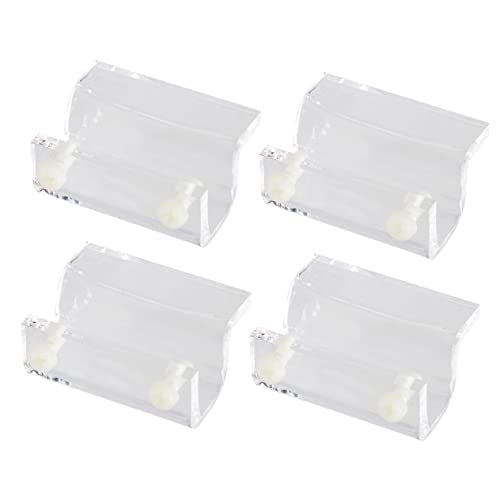 BESPORTBLE 12pcs Acrylic Fish Tank Cover Support Bracket Fixed Tool for Open Rib Aquariums Holder for Turtle Tanks Pet Boxes Compatible Thick