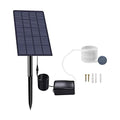 Solar Aquarium Oxygen Aerator Air Pump, Fishing Aerator with Pipe Air Bubble Stones for Garden Fish Tank Pool Pond