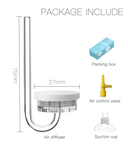 Aquarium Air Diffuser for Fish Tank Air Bubbler for mini Tank