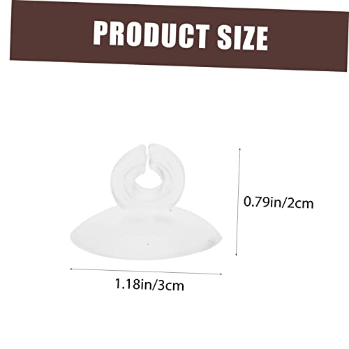 HANABASS 25pcs Clamp Cups for Fish Tank Airline Holder for Aquariums Strong Easy to Install for Clean