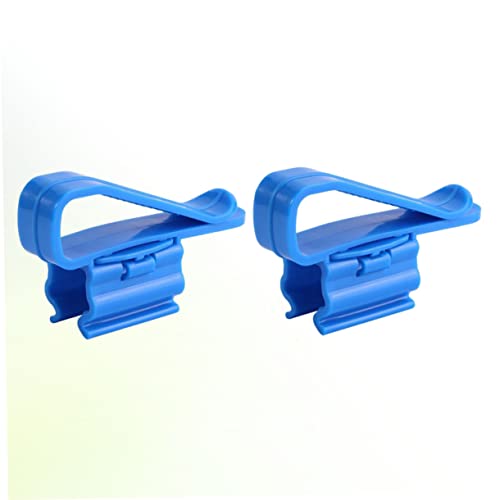 BESPORTBLE 4pcs Aquarium Filtration Hose Holder Water Clip Mount for Tropical Fish Tank Cleaning and Water Change Easy to Attach Clamp for All Tank Types and Buckets
