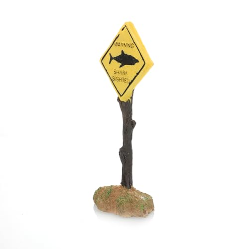 Fish Tank Decorations, Aquarium Decorations, Fish Tank Decorations, Technology Decorations, Shark Logo Decorations, Shark Patterns (1, Yellow) - color: Yellow