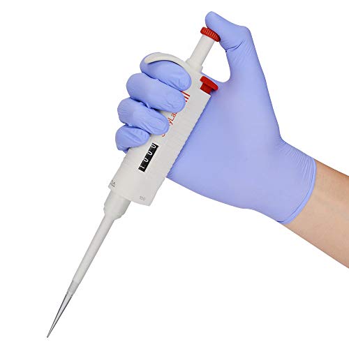 stonylab Single Channel Pipettor Controller, Adjustable Variable Volume Micropipette Pipette Pipet with Tip Cone for Laboratory Research, 10-100 µL - size: 10-100 ul