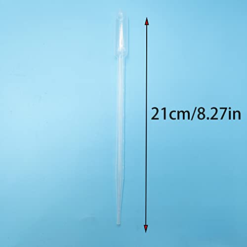10 Pieces Brine Shrimp Feeder Tube 5ml Aquarium Test Dropper Coral Feed for Fish Fry,Jellyfish Small Aquatic