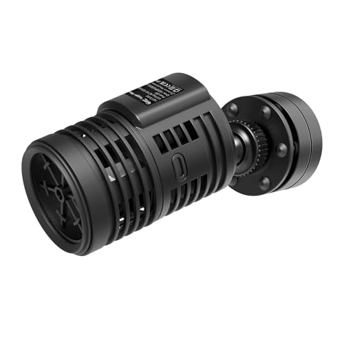 hygger 1320GPH Aquarium Wave Maker Pump with Strong Magnetic Suction Base, Ultra-quiet 360 Degree Rotating Submersible Power Head, for 20-60 Gal Freshwater Saltwater Tank - size: S-8W For 20-60Gal Tank