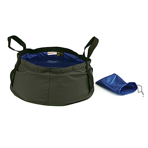 12L Portable Folding Wash Basin Bucket for Outdoor Travel Lightweight Collapsible Water Container with Storage Pouch for Camping Hiking and Fishing