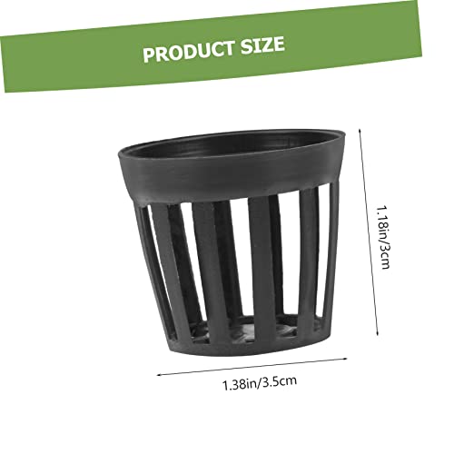 TOYANDONA 50pcs Plastic Water Plant Basket for Aquariums Hydroponic Plant Holder Lightweight Planting Tool for Fish Tank Decoration and Landscape