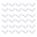 30 Pcs Plastic Elbow Tubing Connector Air Valve Tube Connector Aquarium Air Line Connector Fish Tank Air Splitter L Tube Adapters