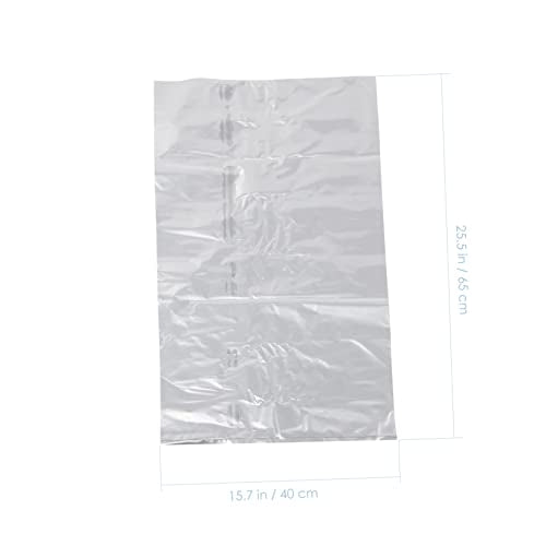 OUNONA 20pcs Transparent Aquarium Fish Packing Bags for Safe Transport and Display Tear-resistant Fish Shipping Pouches for Freshwater and Saltwater - size: 40X65X0.1CM