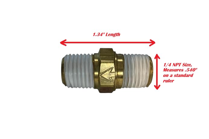 American Made In Line Compressor Check Valve 1/4 Inch NPT, Used In Small Compressors Or Pneumatic Circuits, 250 PSI, 250F